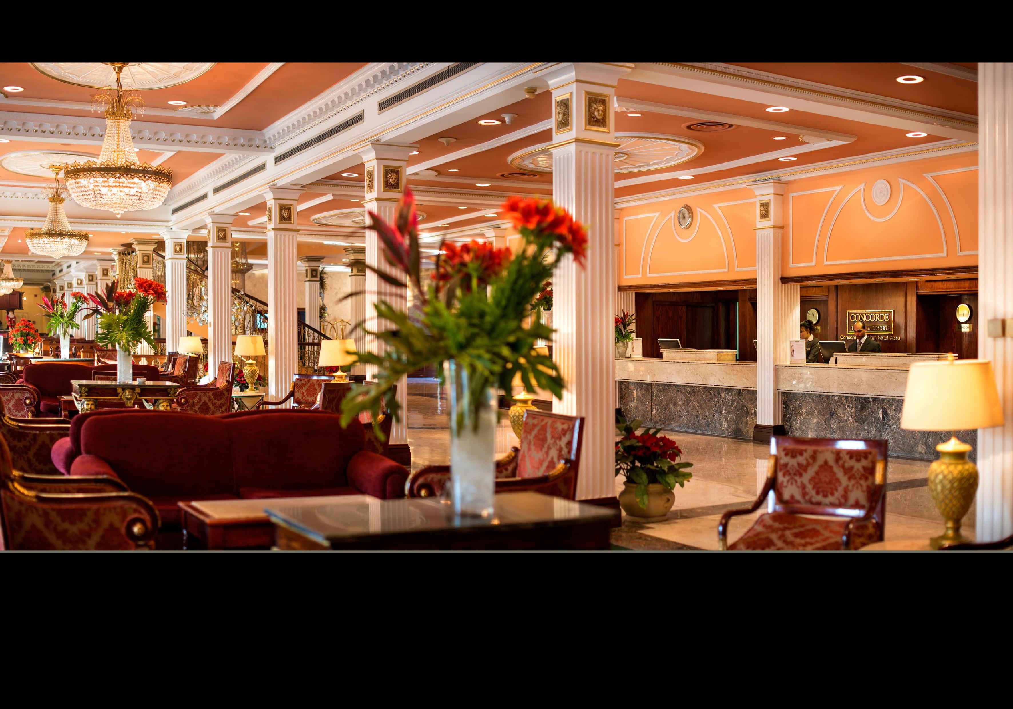 Concorde El Salam Cairo Hotel&Casino Bagian luar foto Lobby